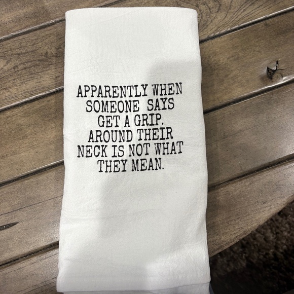 Say it with a Towel Kitchen Towel with Saying 100% Cotton CB - Picture 1 of 1